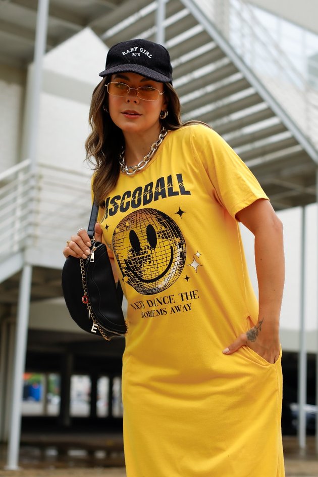 Vestido Midi Discoball Lais