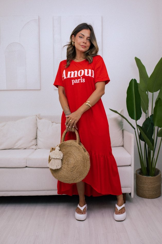 Vestido Babado Amour