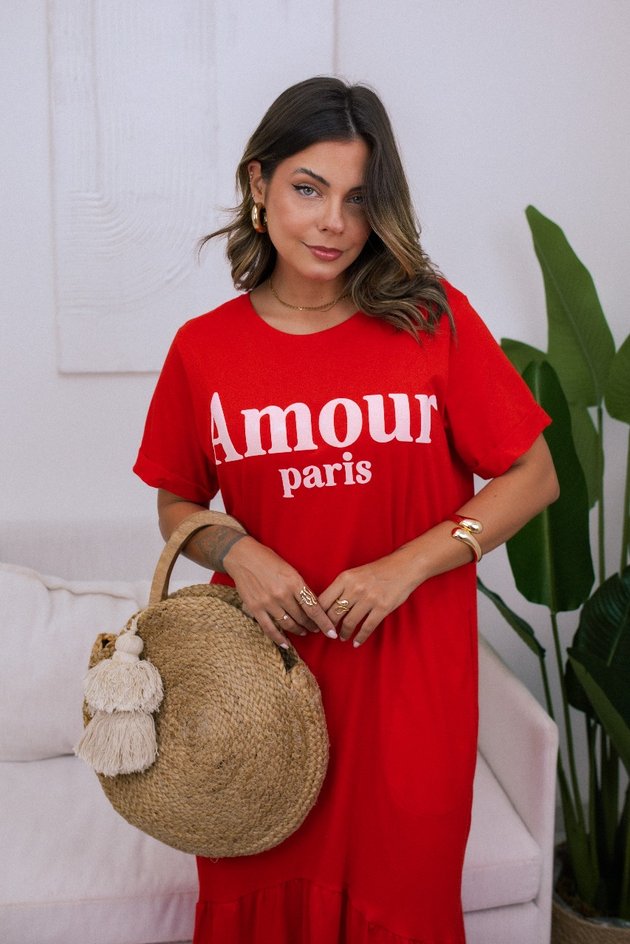 Vestido Babado Amour