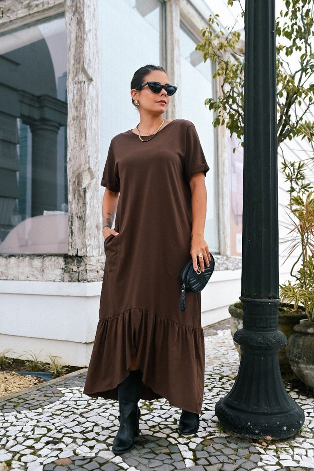 Vestido Midi Básico Samantha