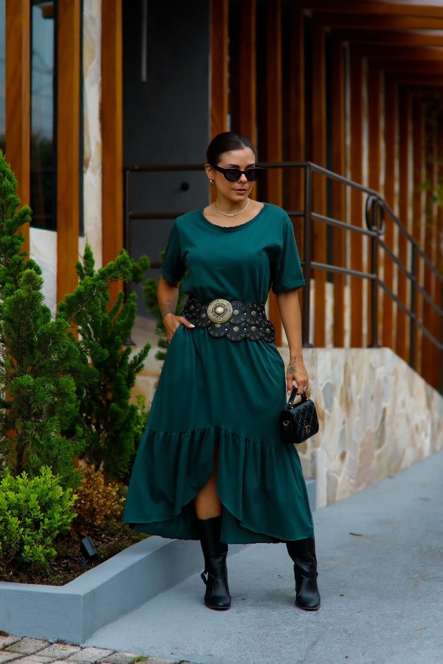 Vestido Midi Básico Samantha