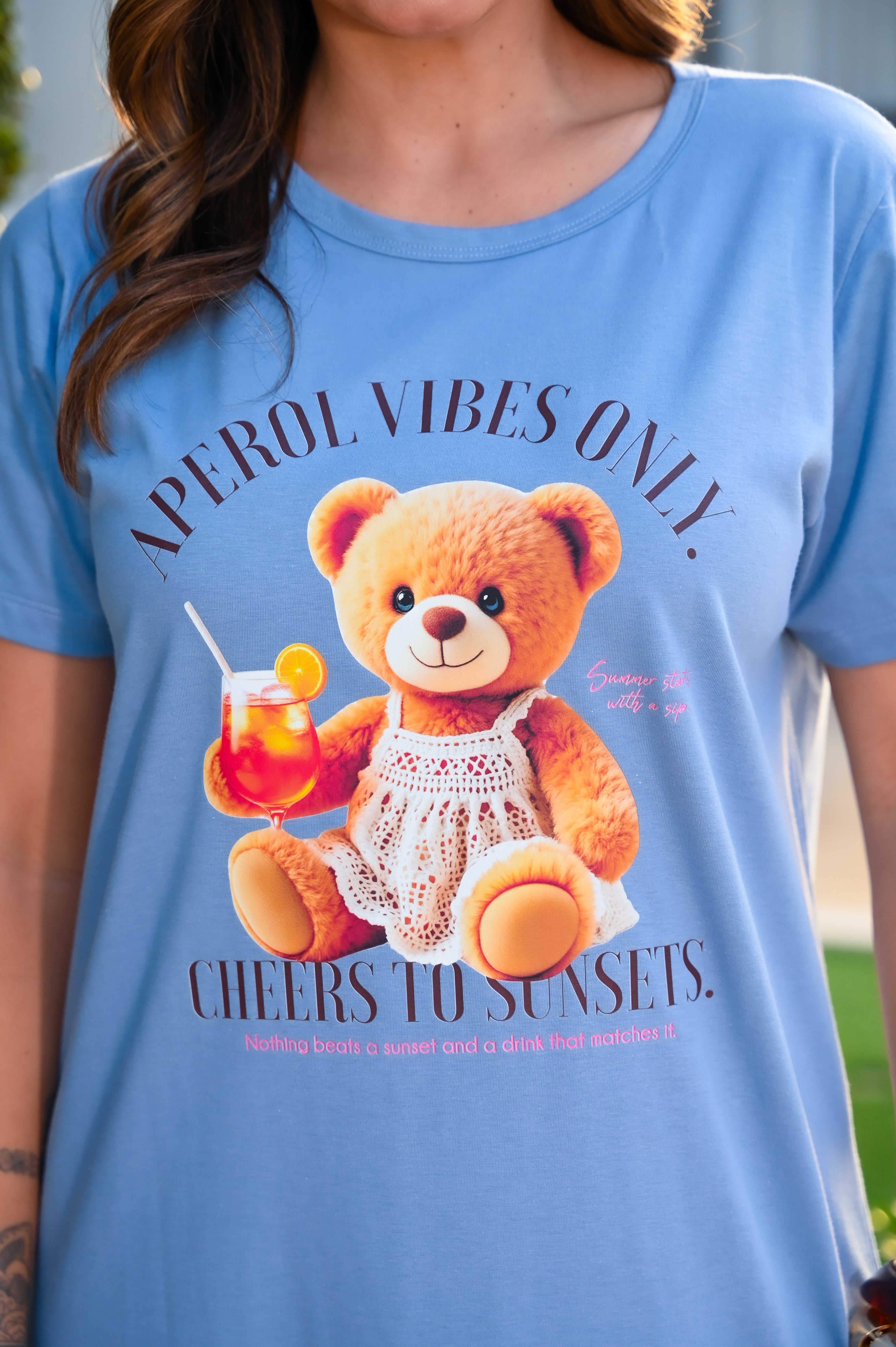 Vestido Algodão Aperol