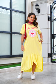 Vestido algodão Cherries