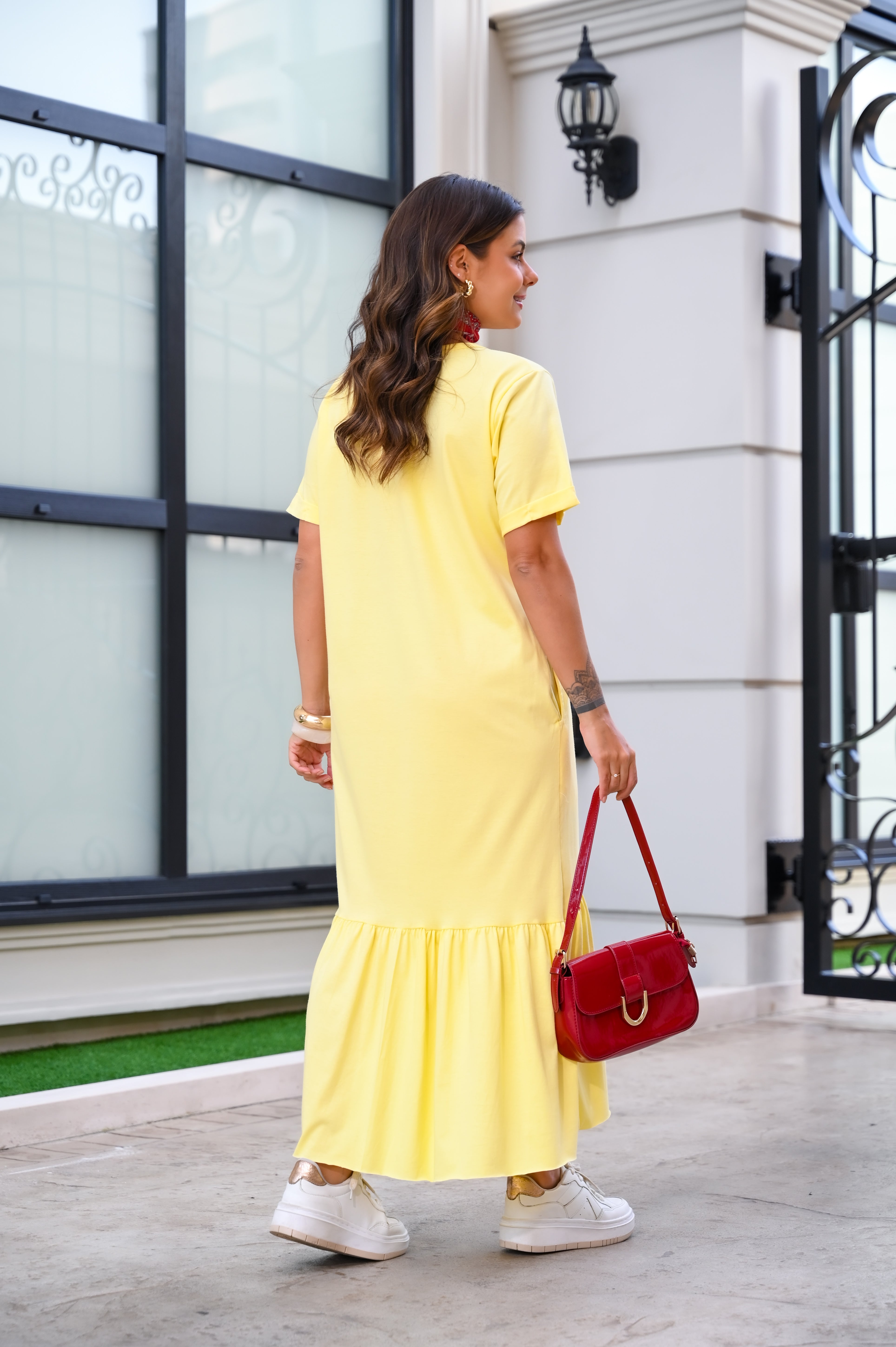 Vestido algodão Cherries