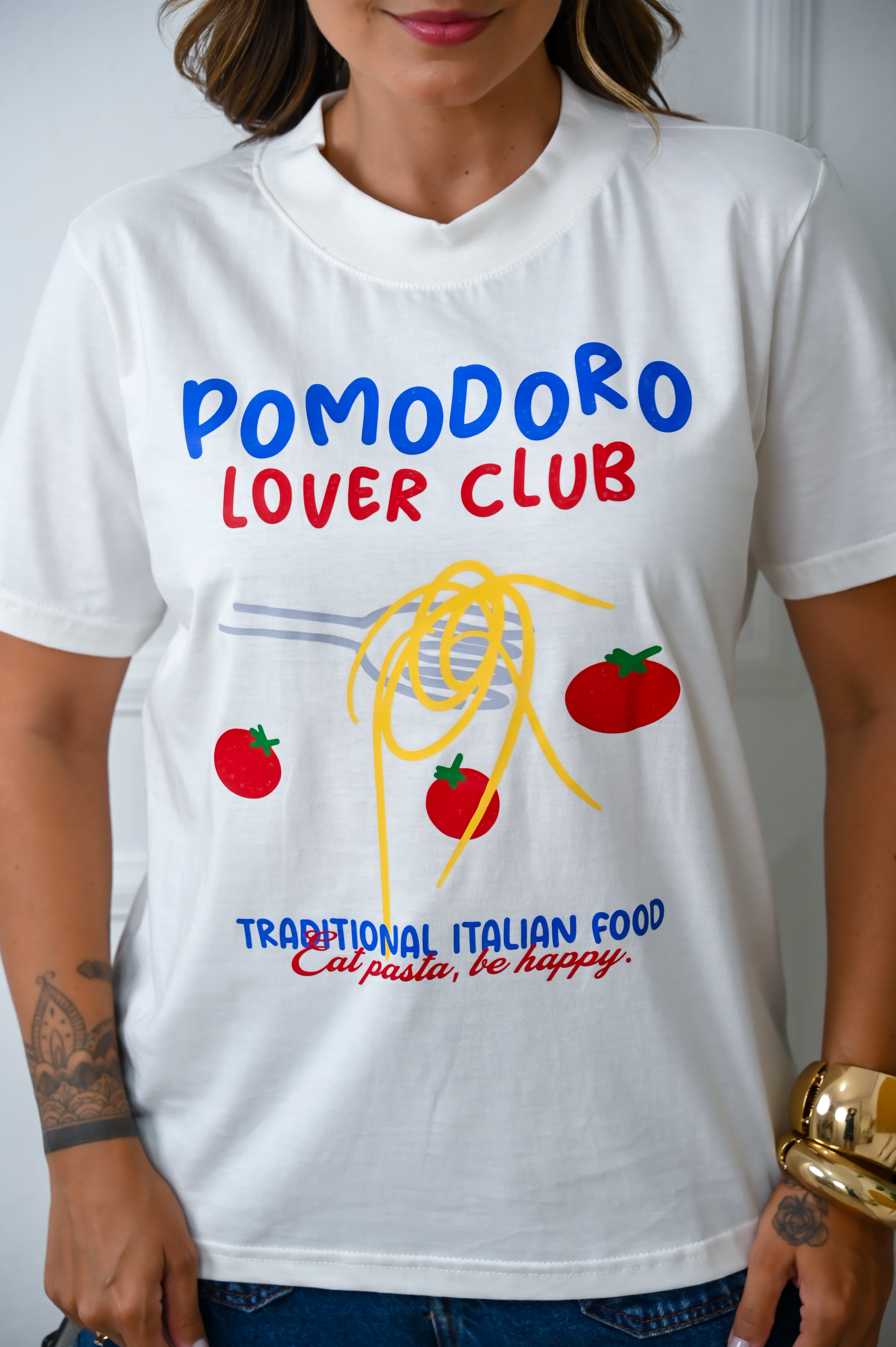 Blusa meia malha Pomodoro