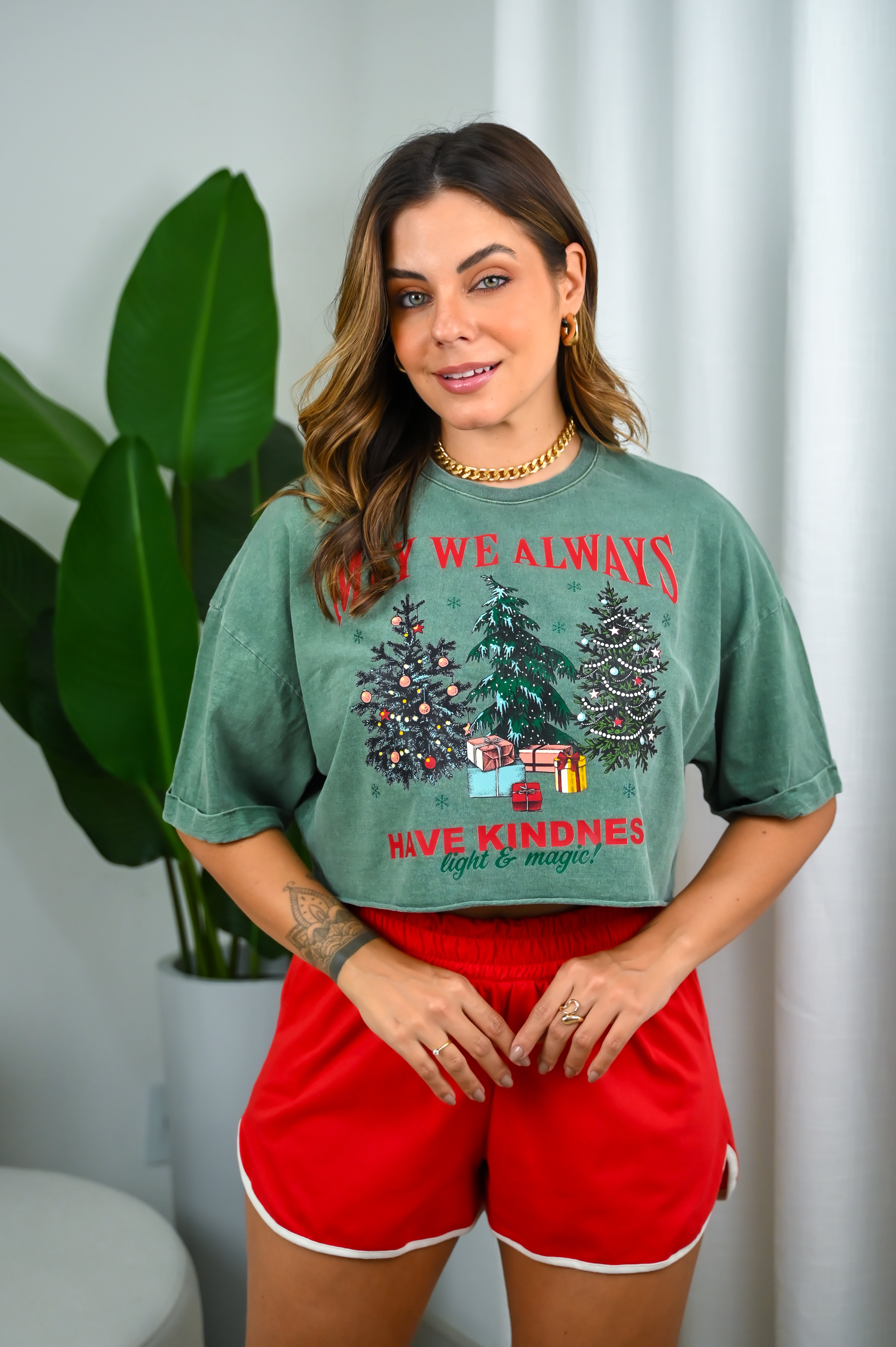 Blusa Cropped Kindness