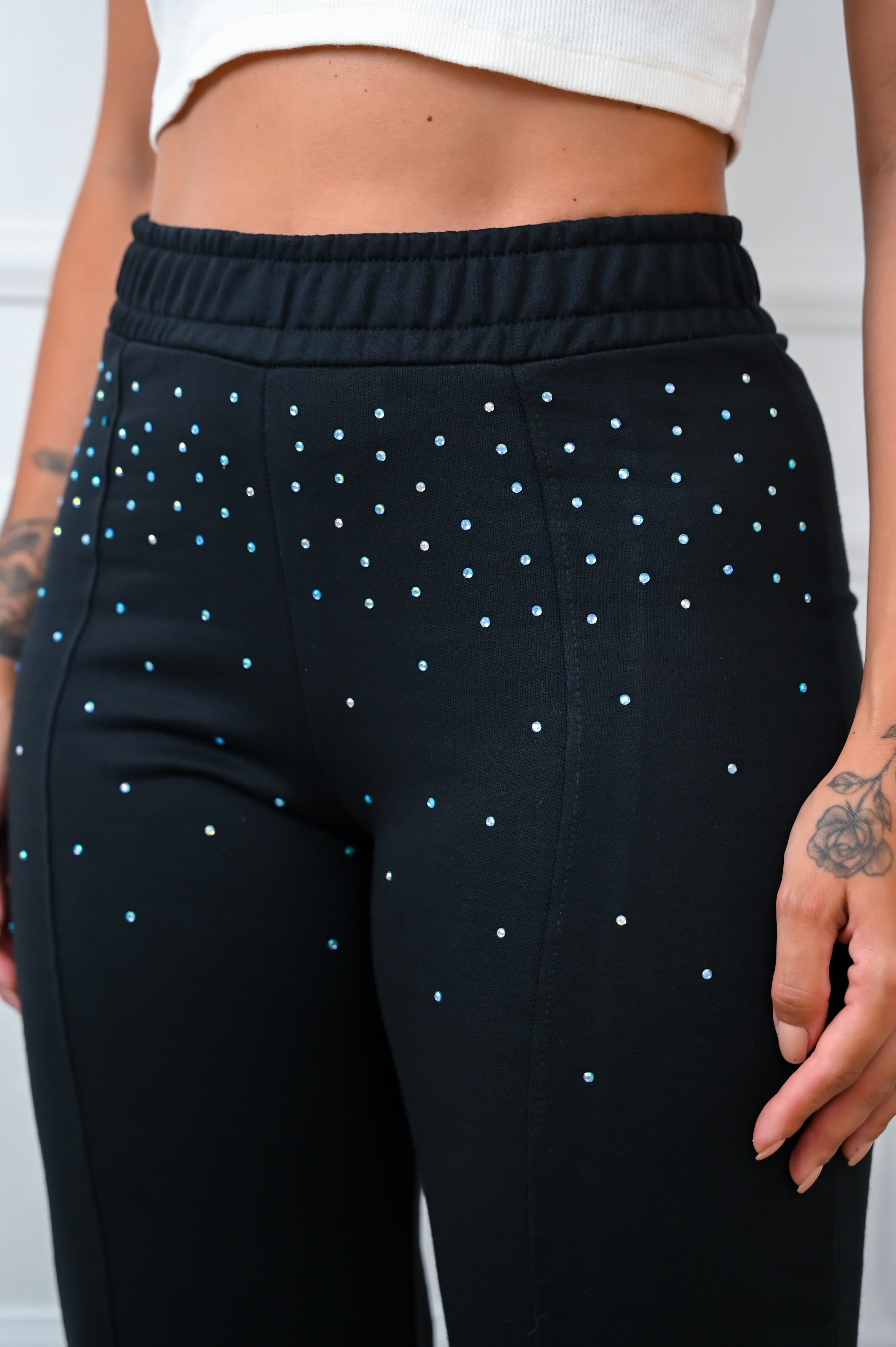 Calça Moletinho Strass Zoe