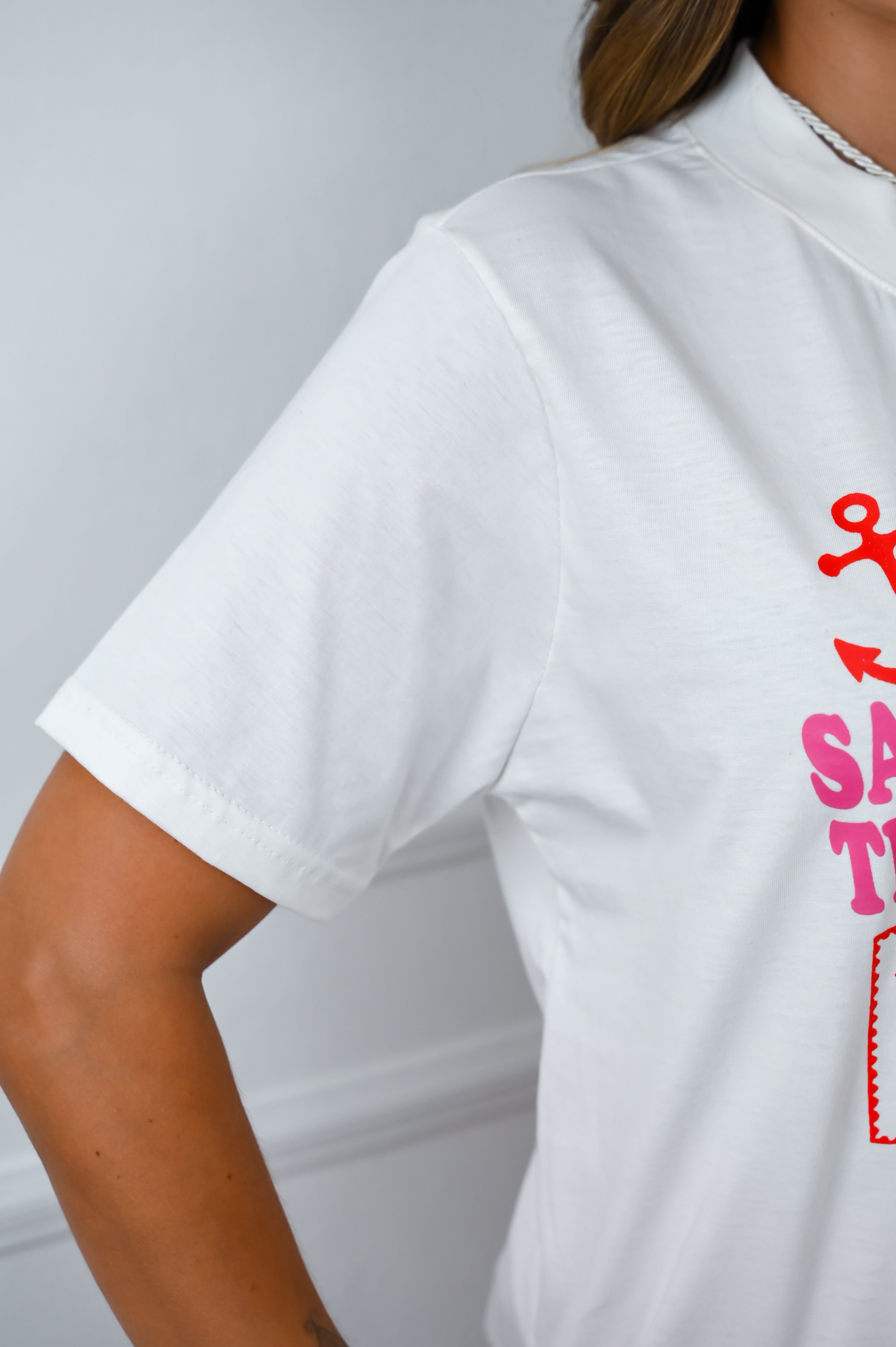 Blusa meia malha Arriverdeci