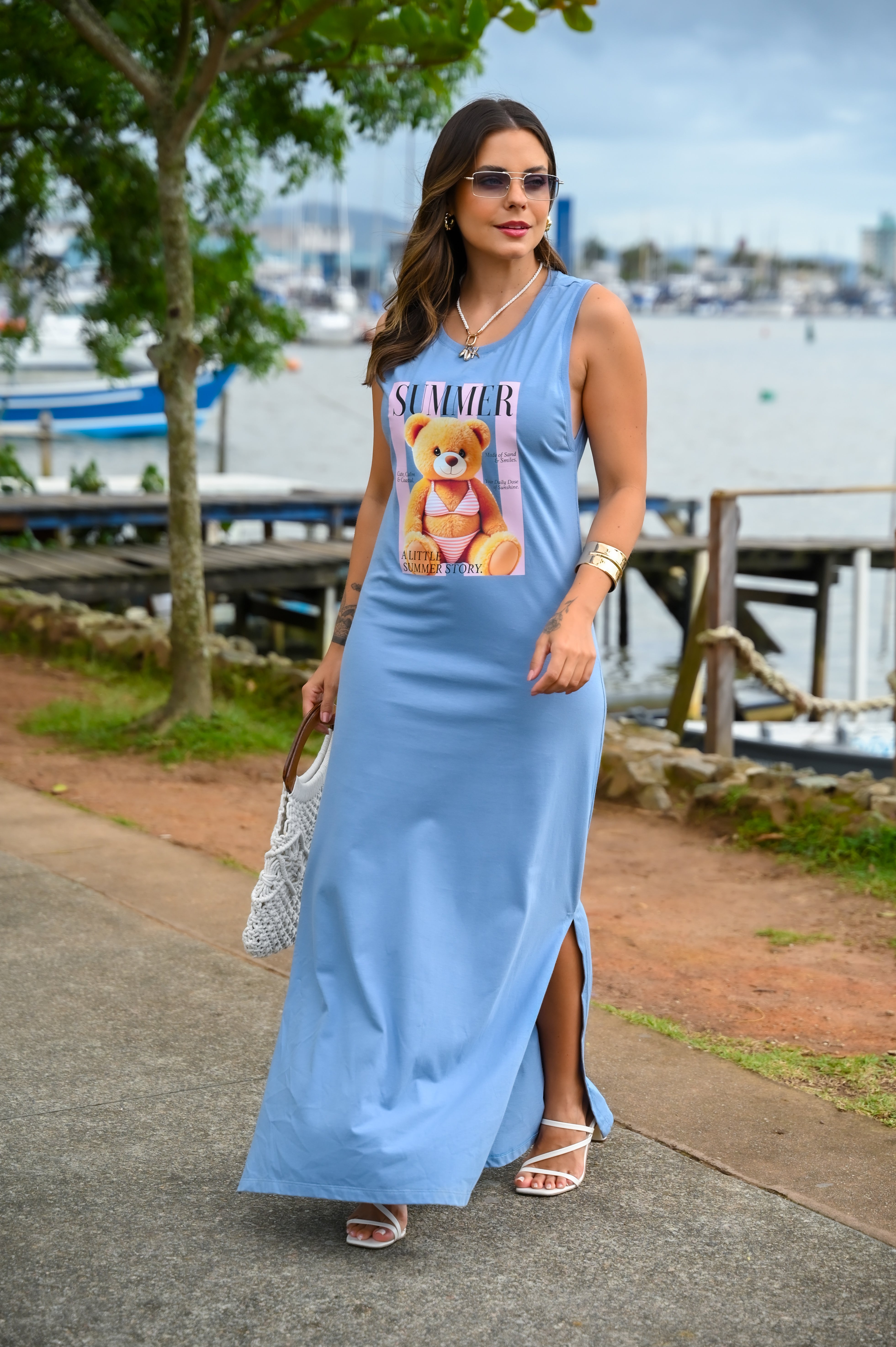 Vestido Regata Candy Teddy