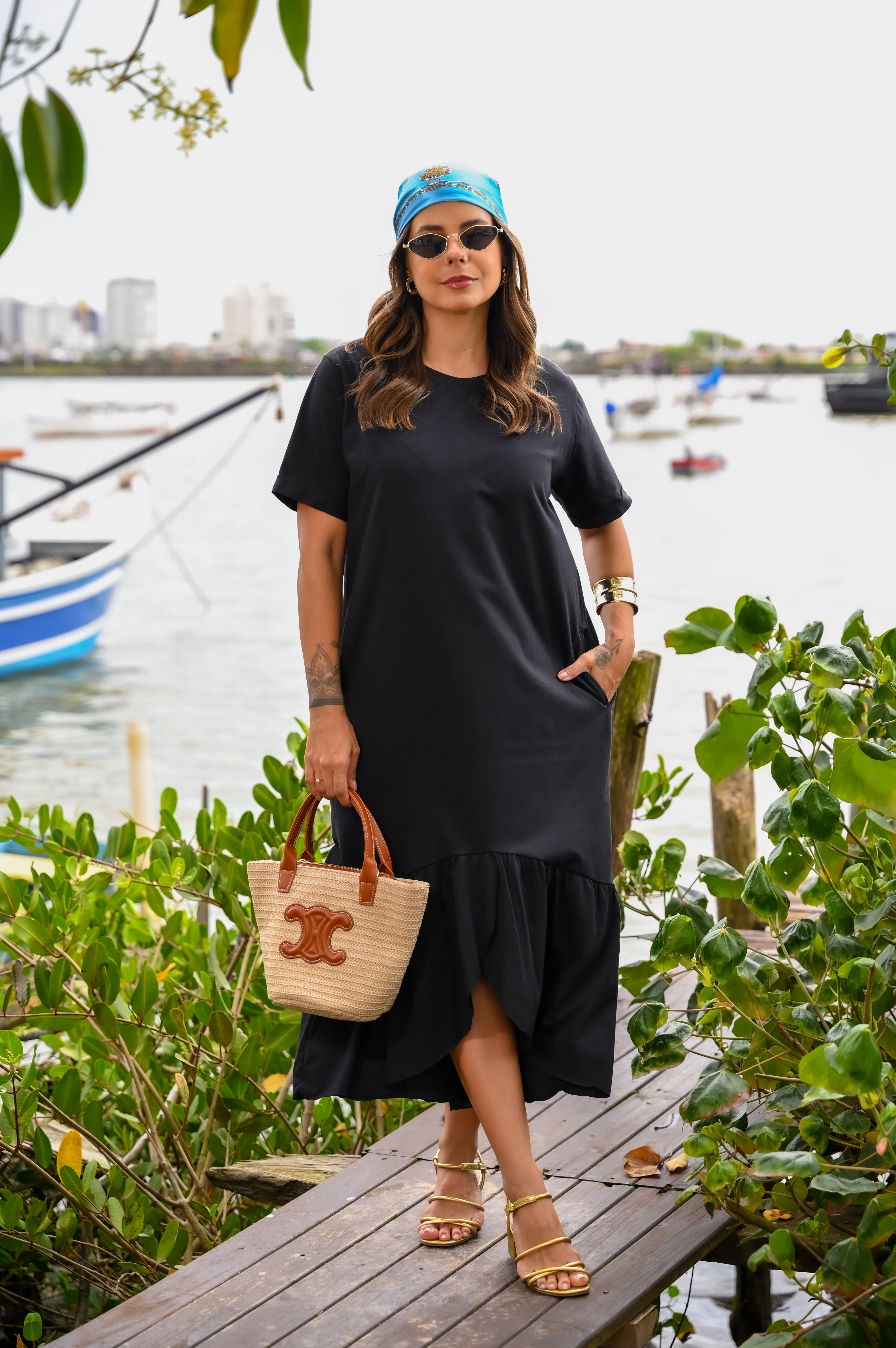 Vestido Midi Básico Samantha