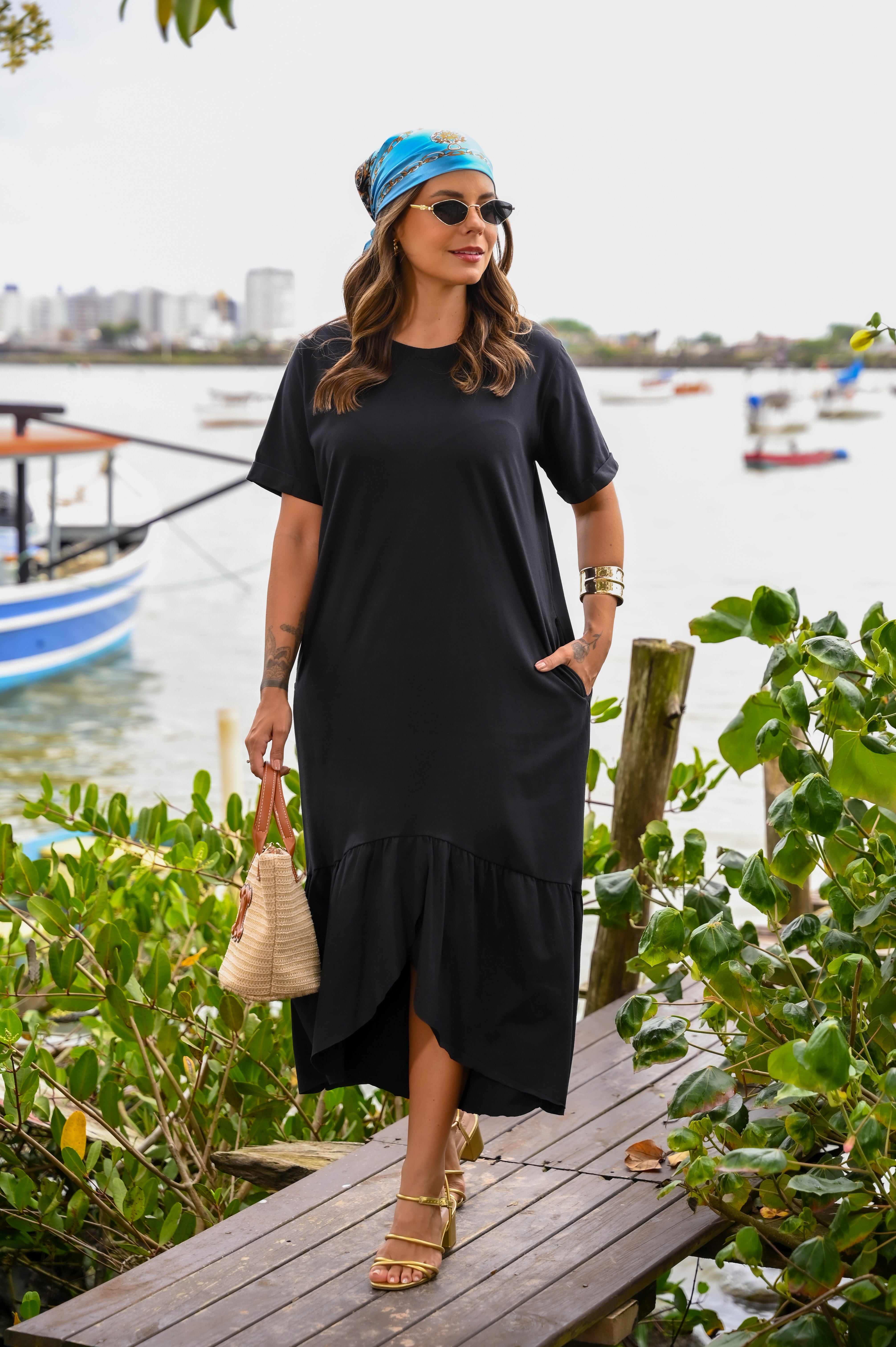 Vestido Midi Básico Samantha