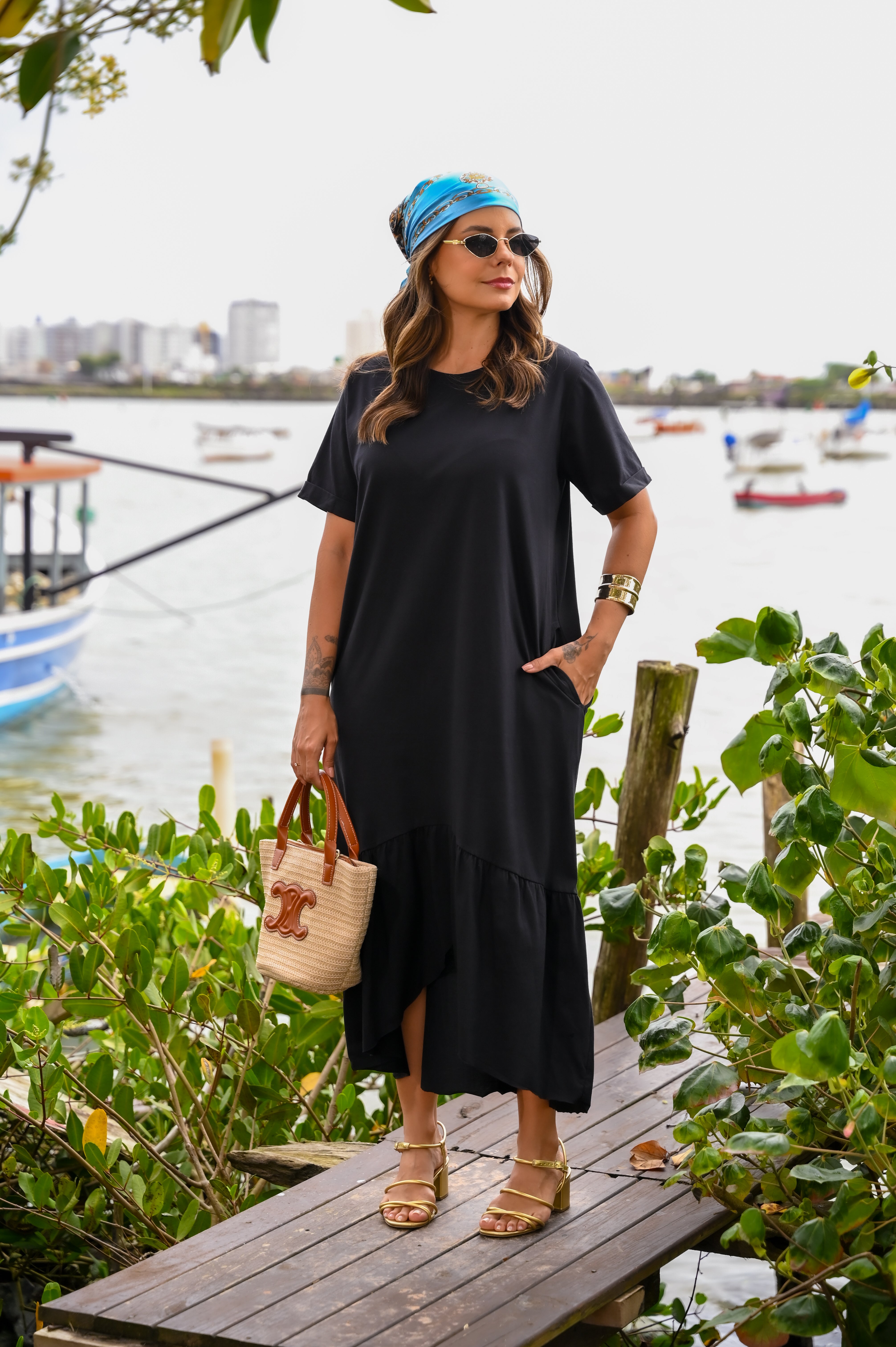 Vestido Midi Básico Samantha