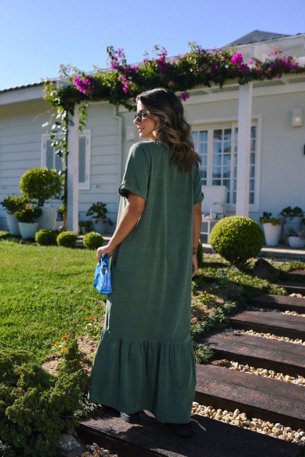 Vestido Babado Butterfly