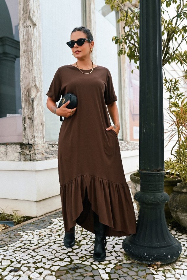 Vestido Midi Básico Samantha