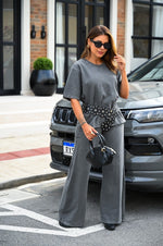 Conjunto Estonado Oversized de Moletinho Renata