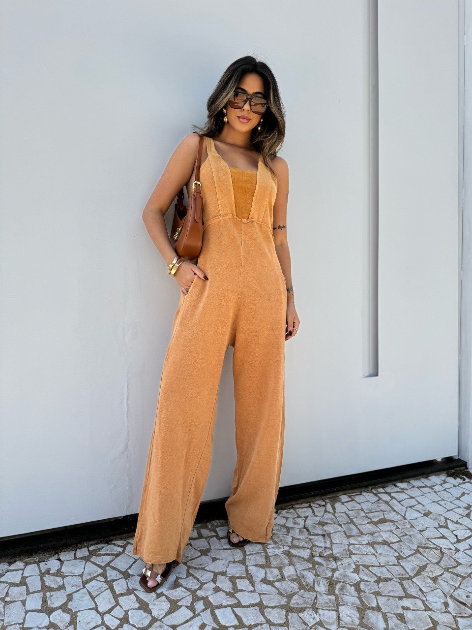 Macacão Jardineira Bella