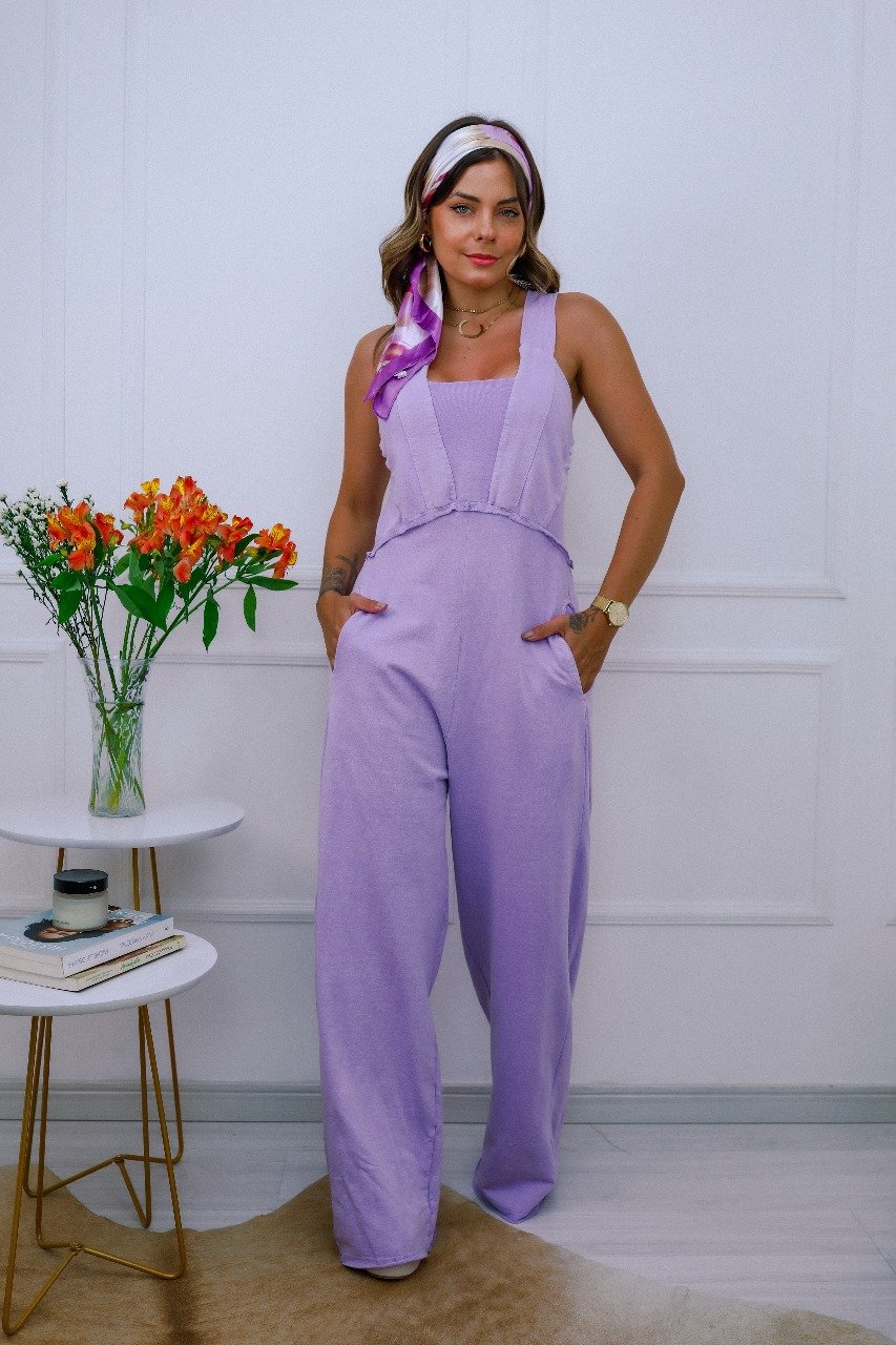 Macacão Jardineira Bella