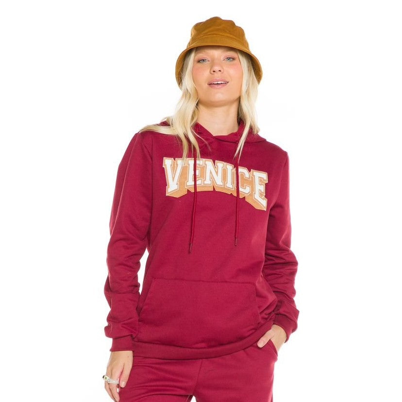 Blusão Moletom Canguru com capuz Venice