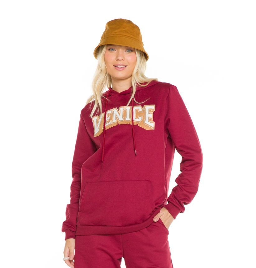 Blusão Moletom Canguru com capuz Venice