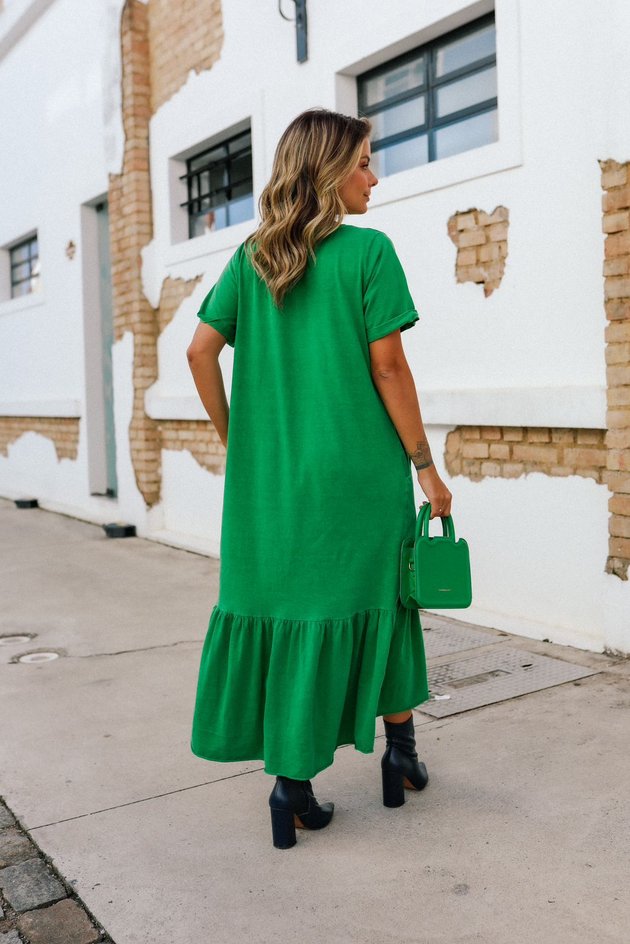 Vestido Babado Abigail